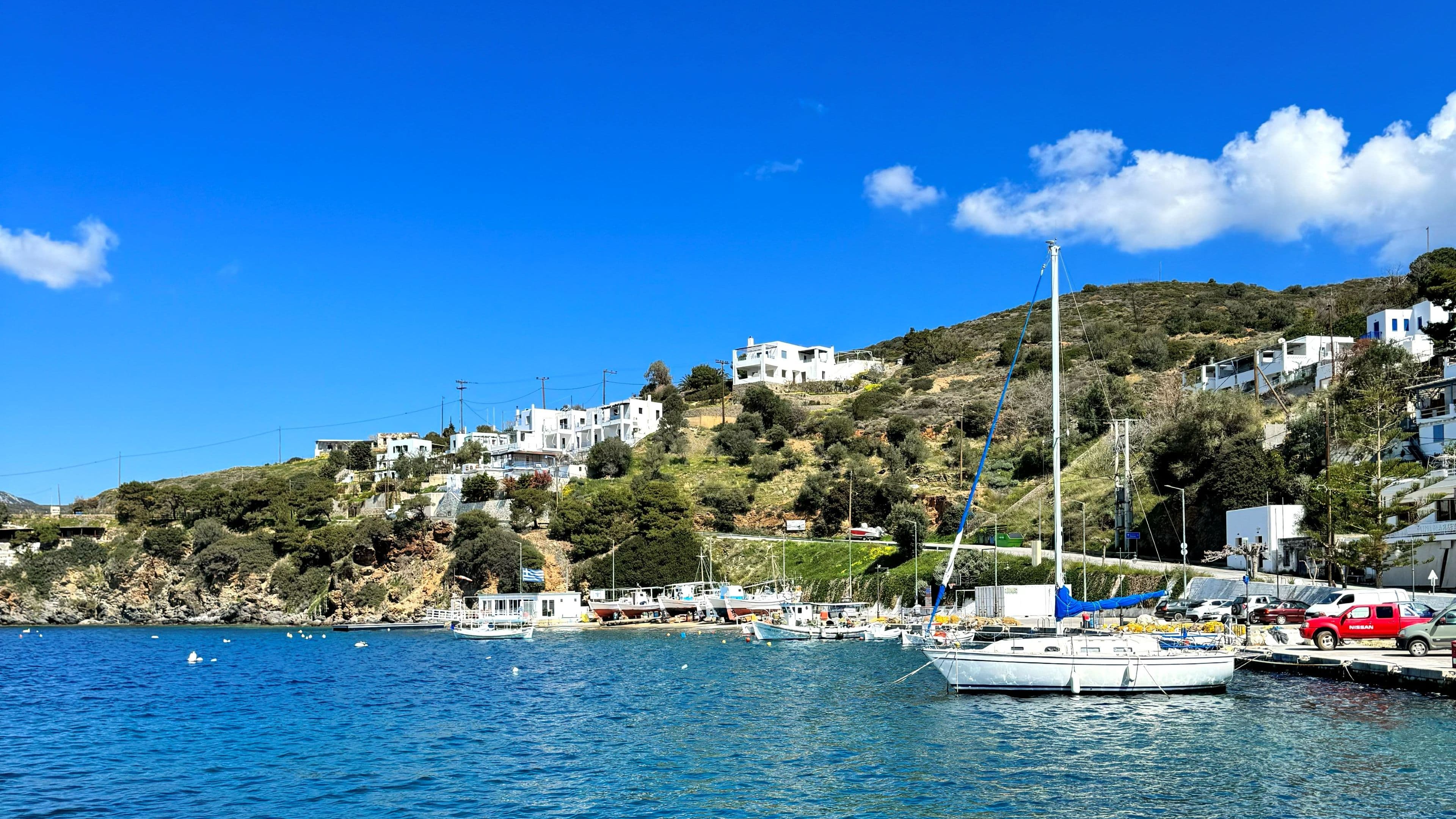 Island view from Skyros marina