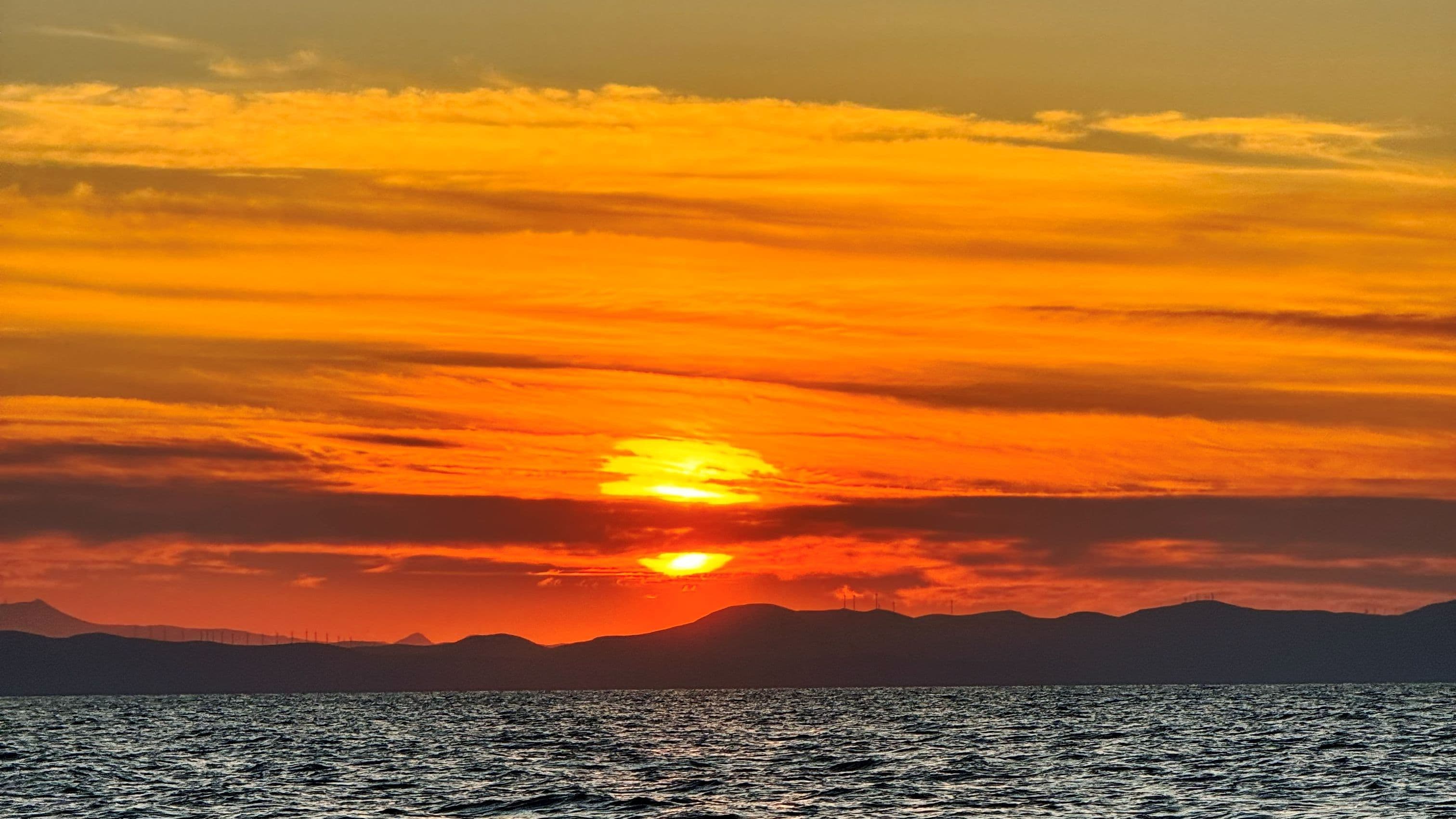 Sunset near Cavo D'Oro