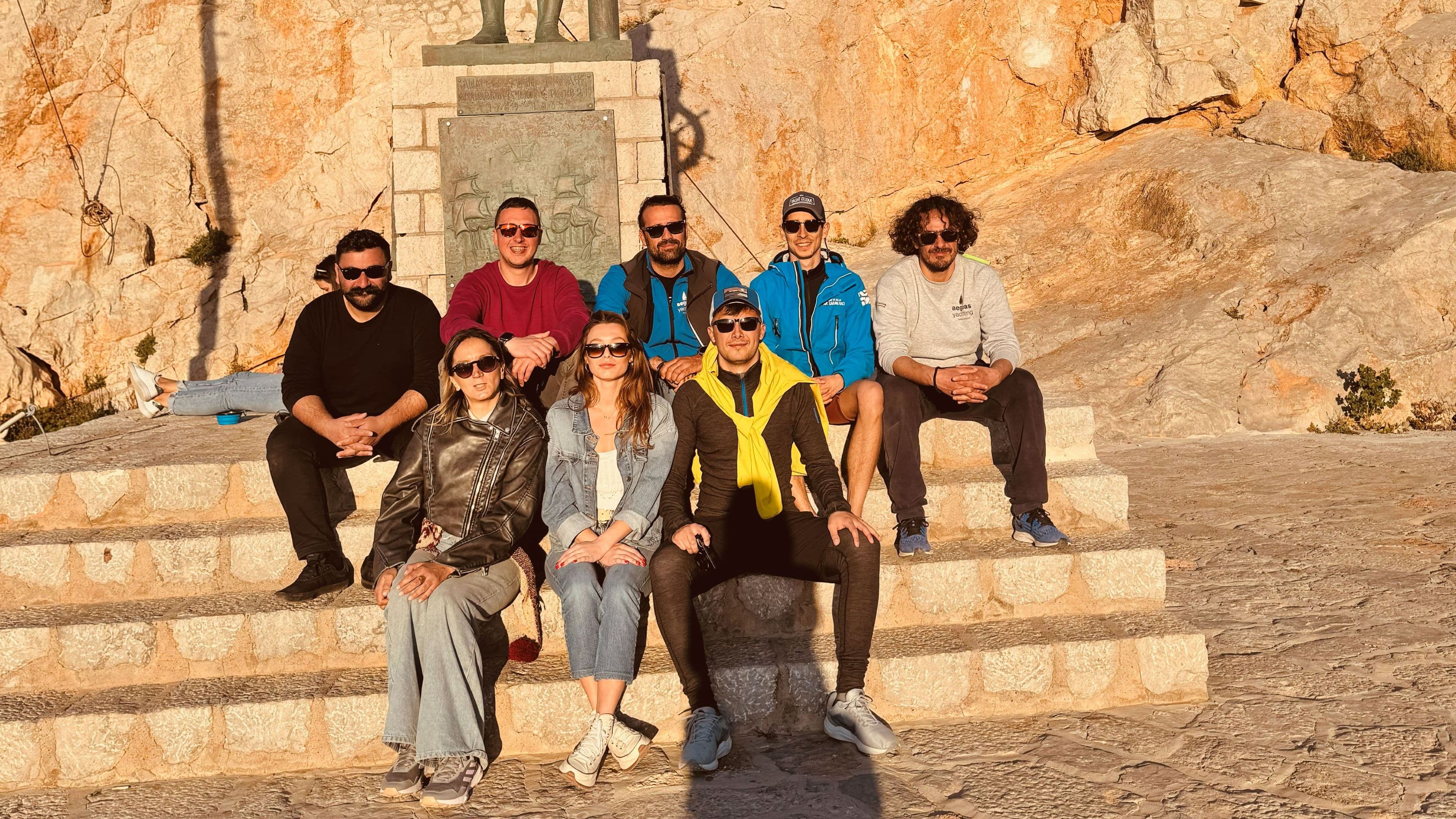 The racing crew of Hakuna Matata - Hydra Regatta 2024
