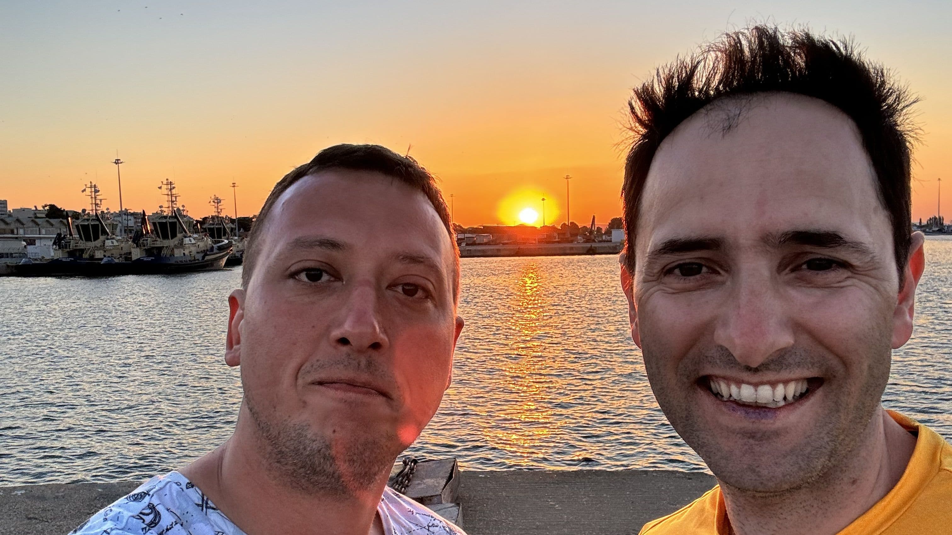 Celebrating July Morning as a crew