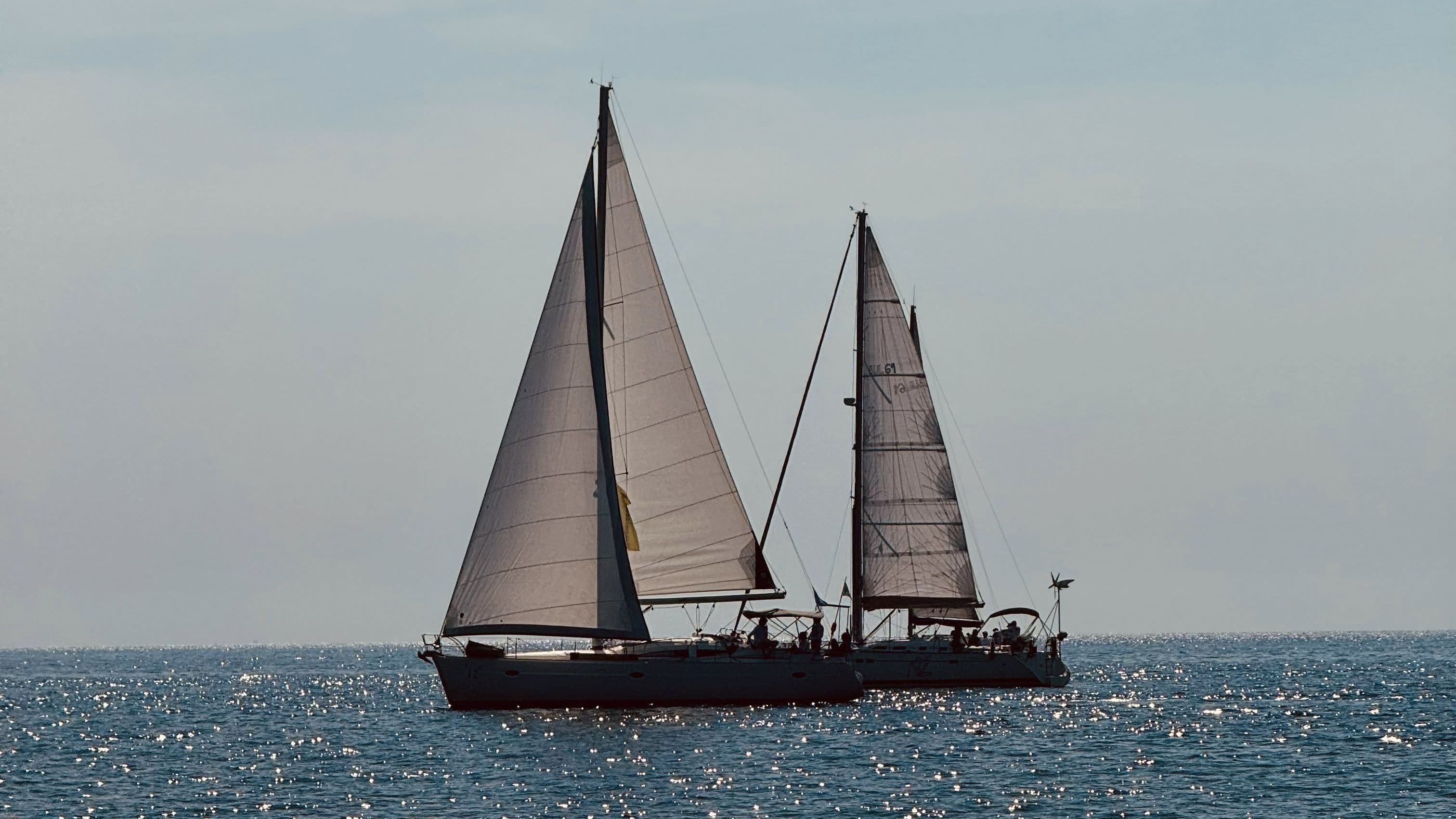 Boats in distance