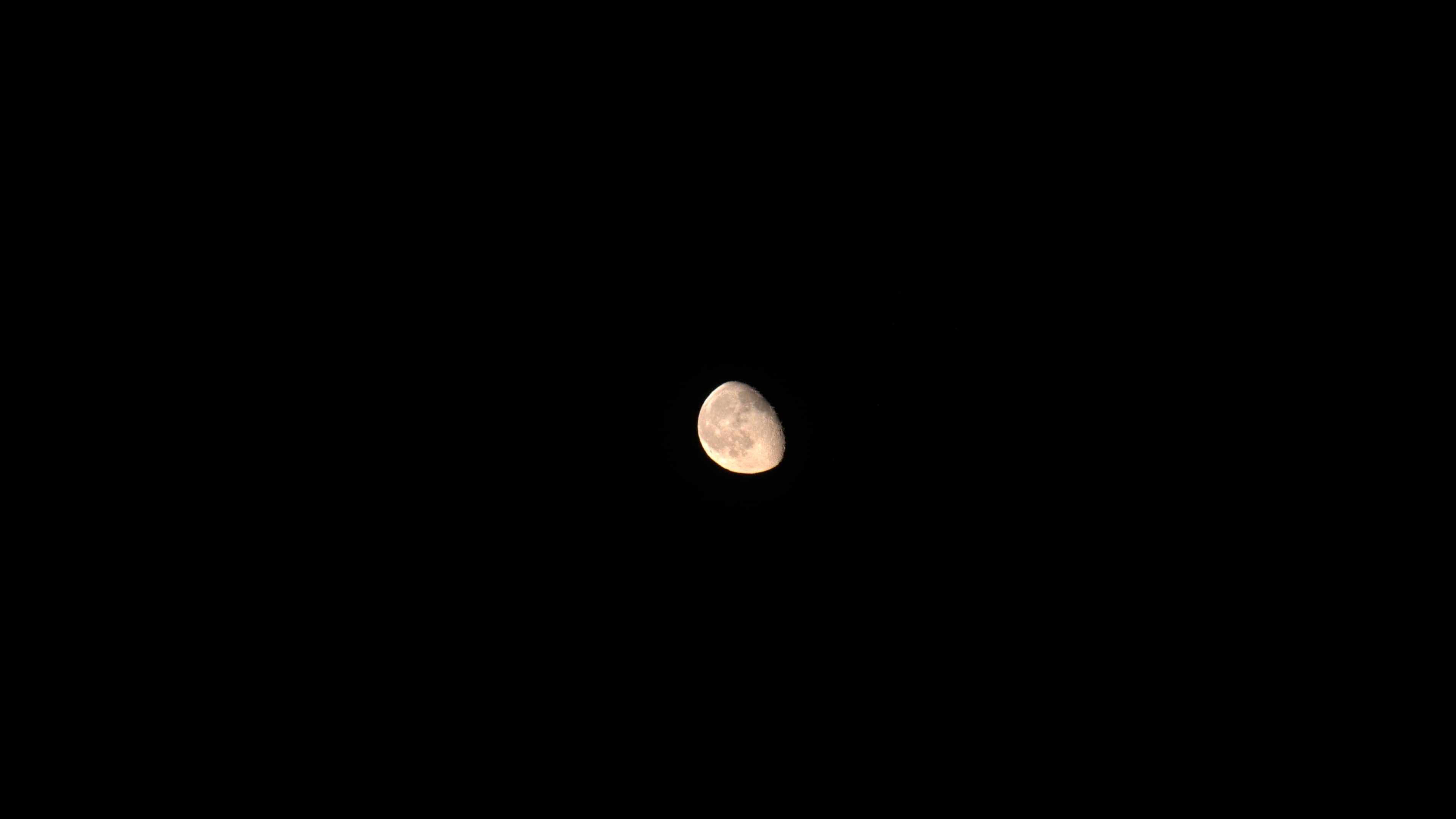Moon raising over the Balkan mountain