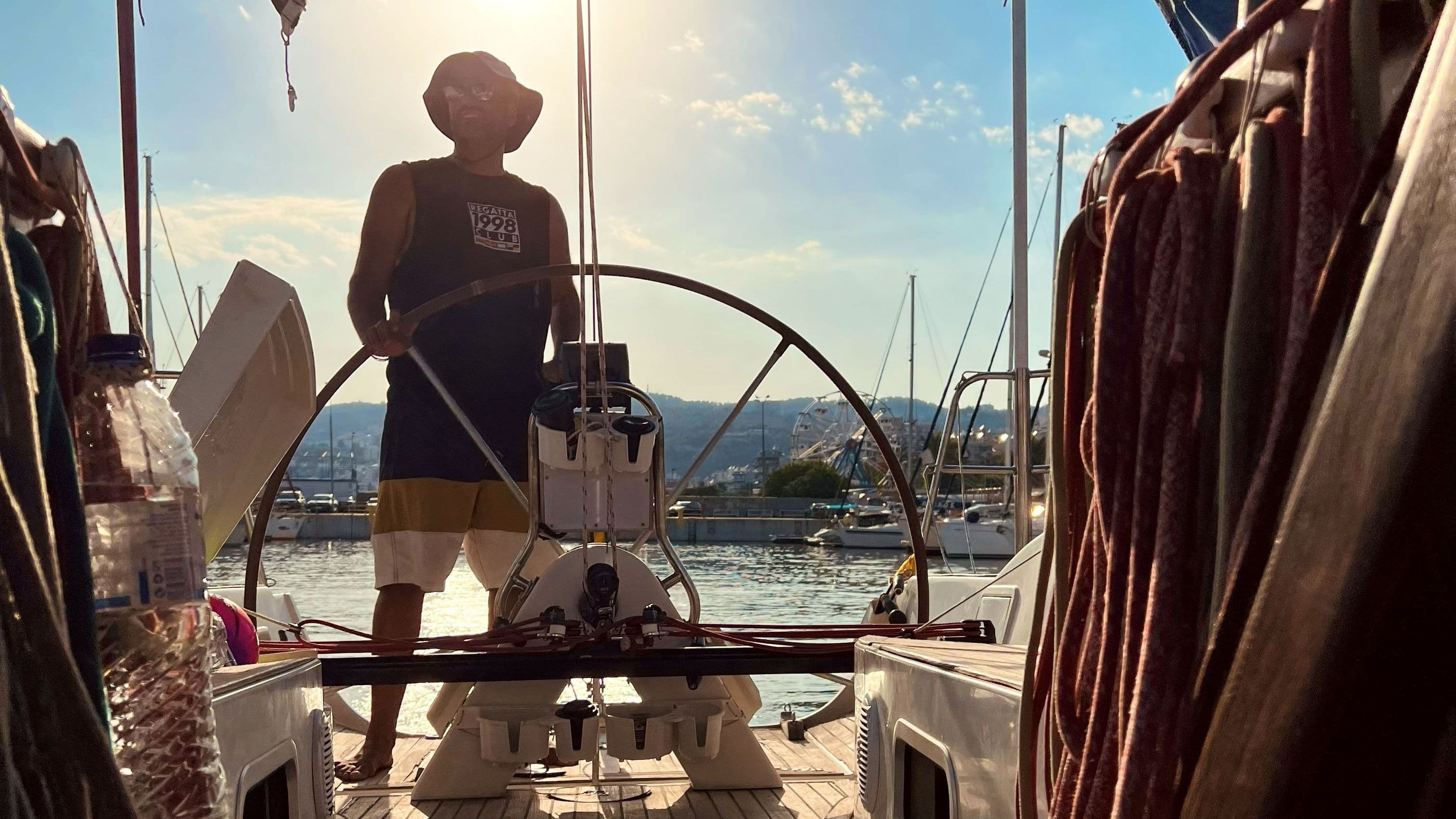 Leaving Kavala for Lesvos - Aegean Regatta 2023