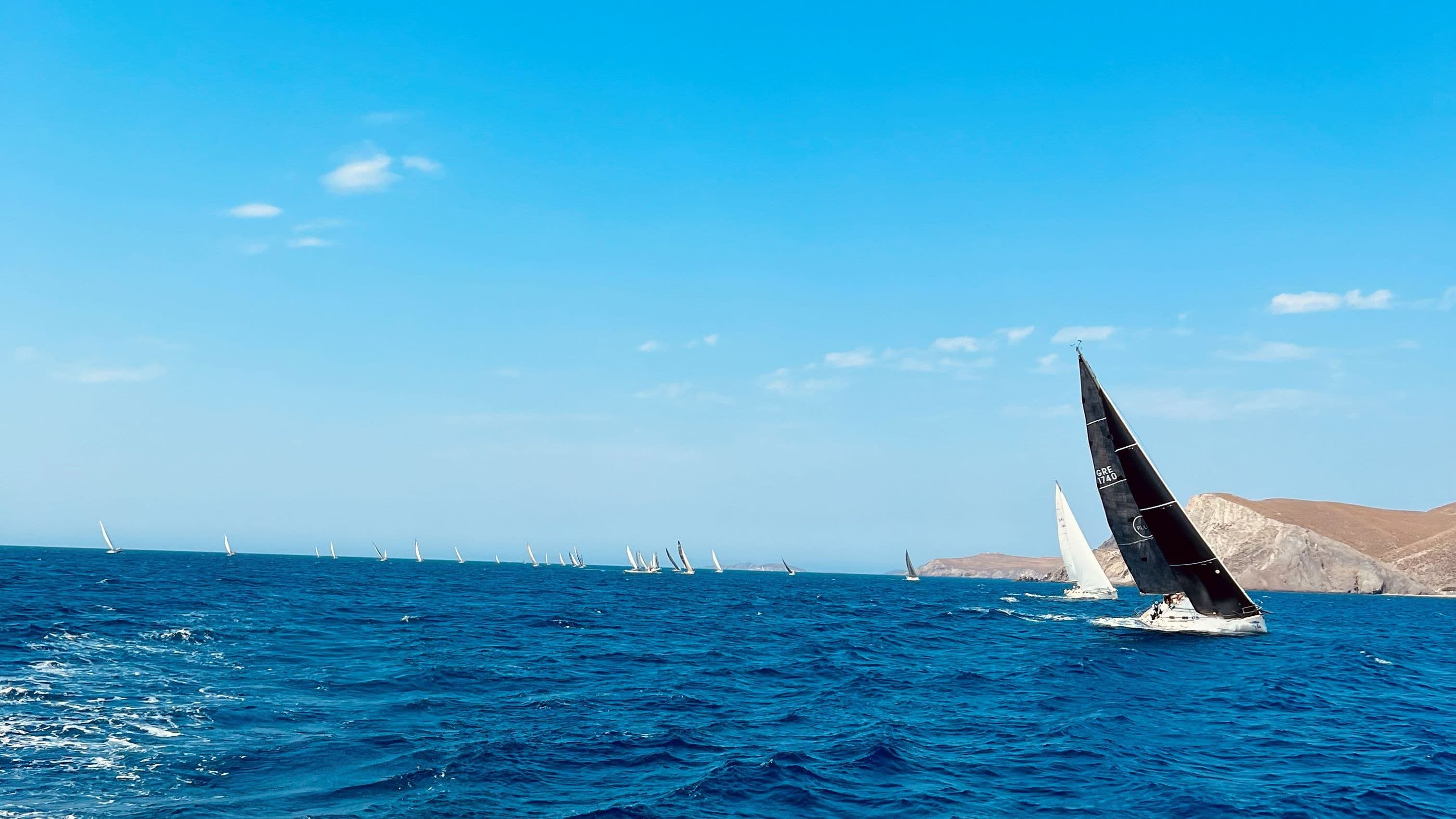 Aegean Regatta 2023 - first race to Psara
