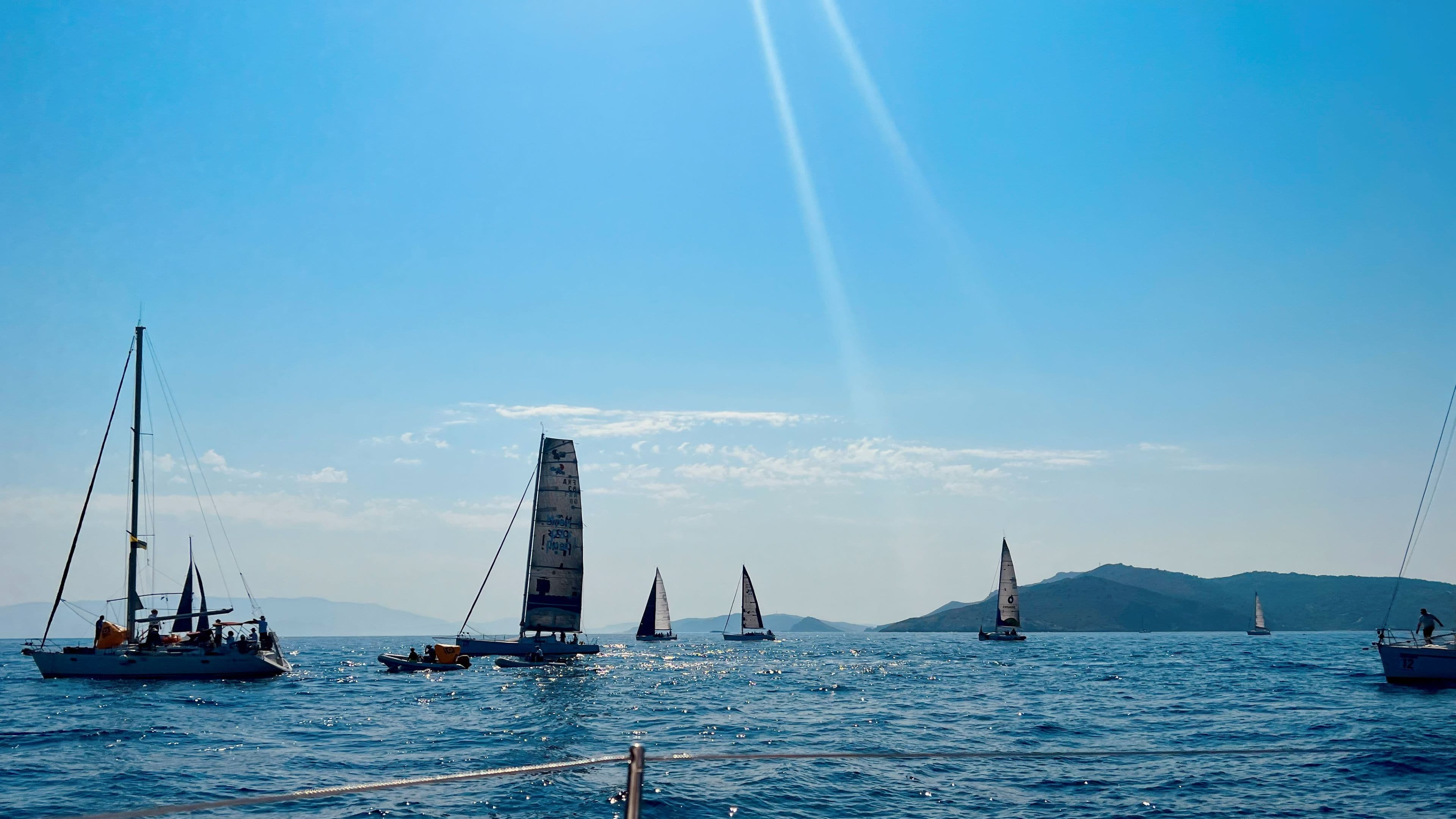Racing day at sea - Aegean Regatta 2023