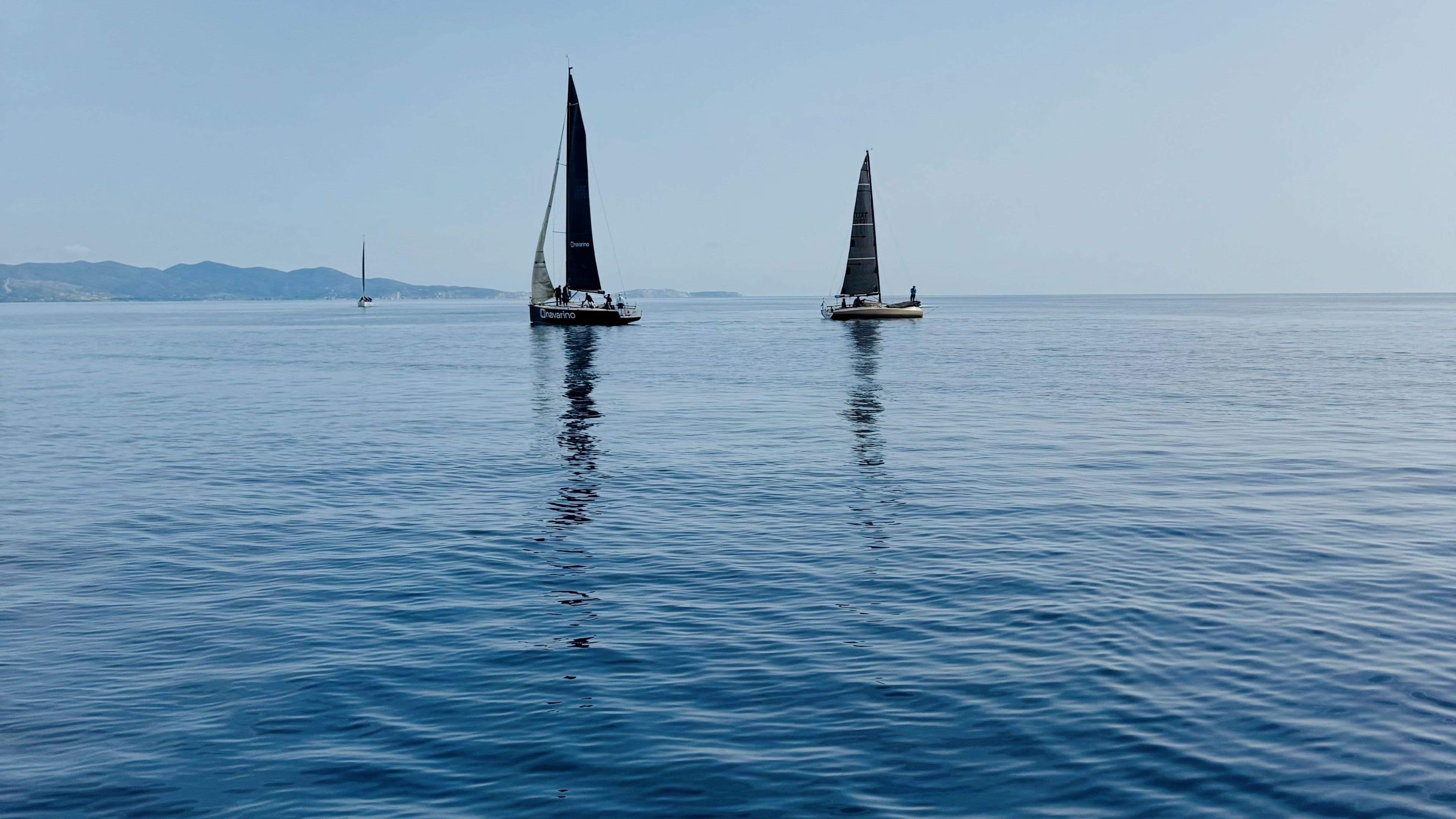 Glimpse over the Hydra Regatta 2025 fleet