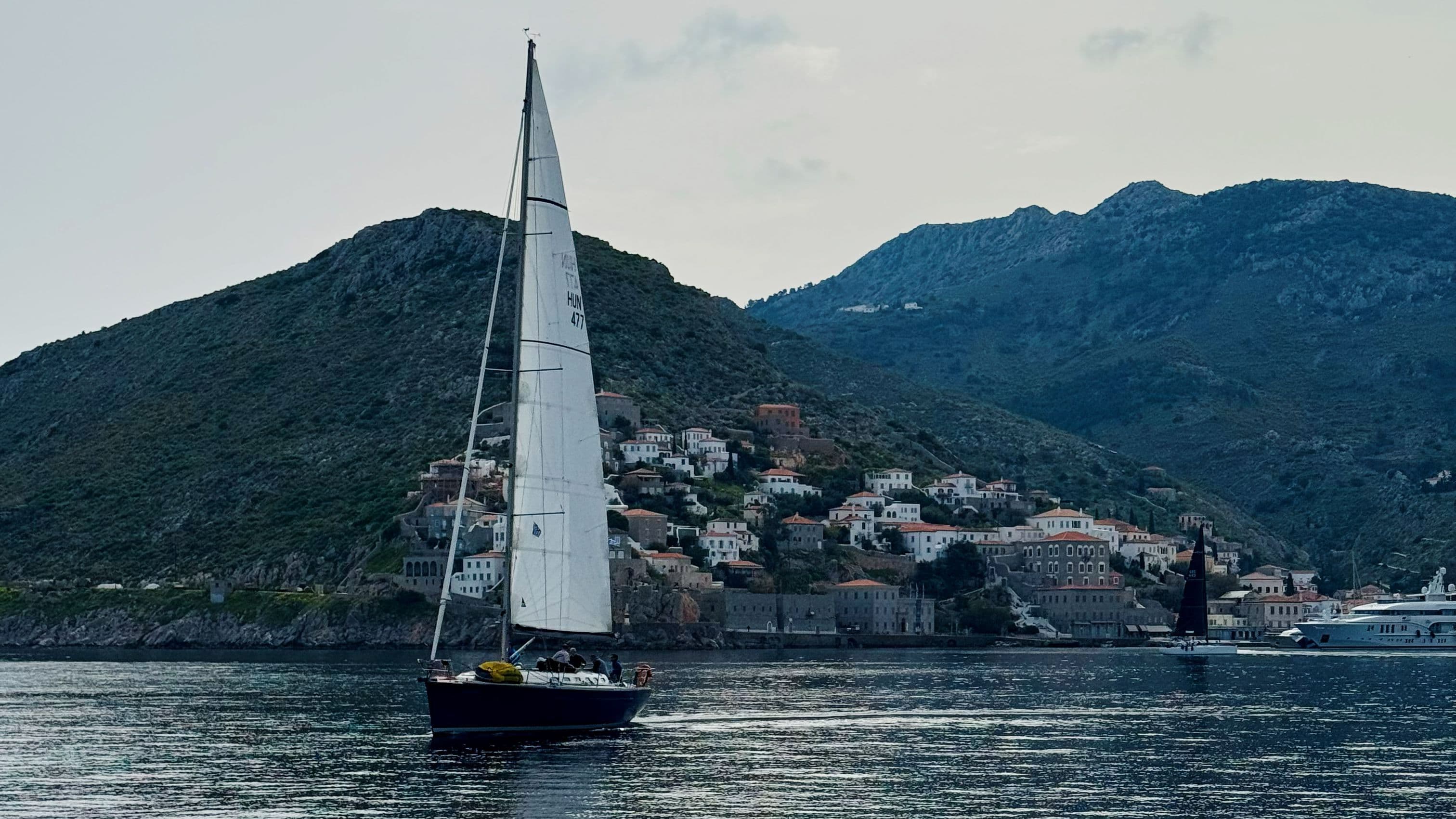Hydra 2025 Regatta race is about to start