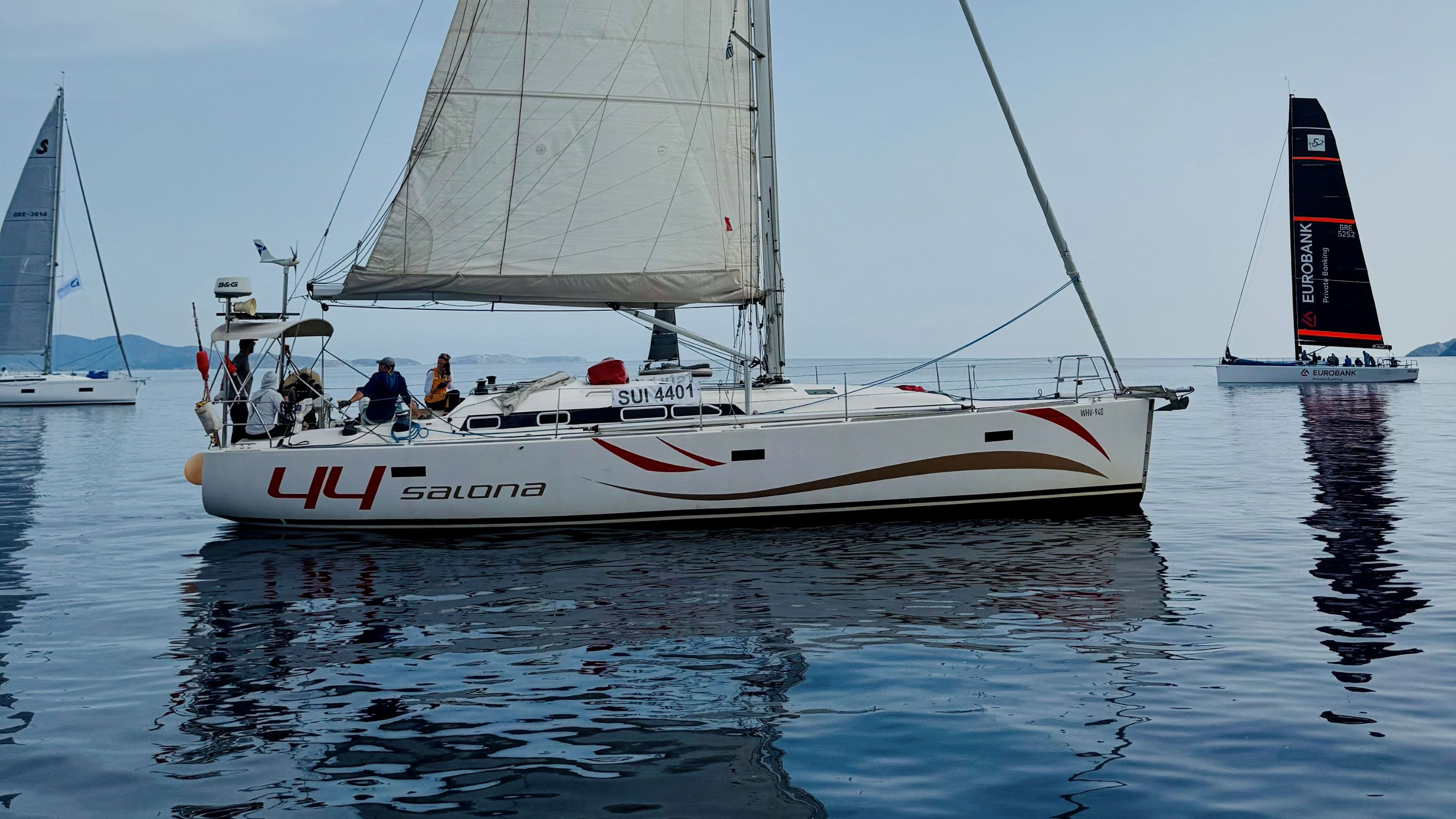 Just before the second race start - 52nd Revolutionary Regatta Race - Hydra 2025